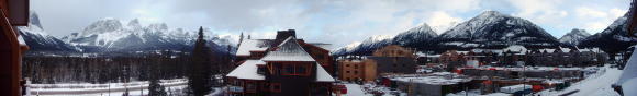 Click for 180 degree panorama taken Feb 19, 2007